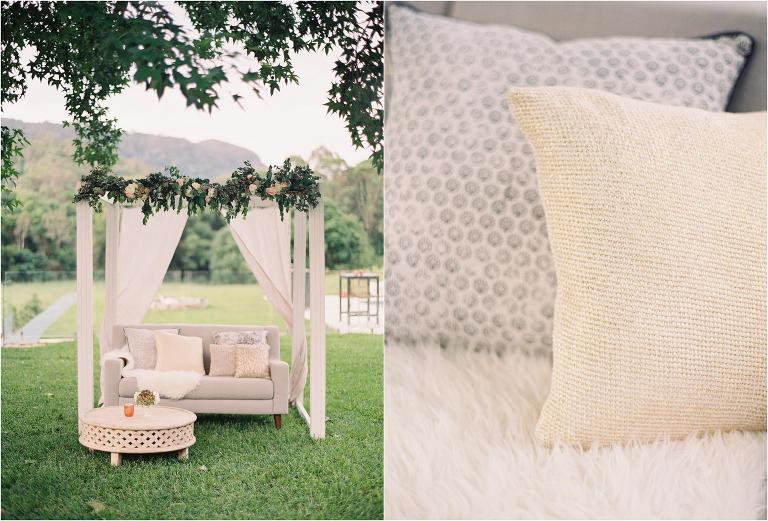 Hillview Homestead Wedding styling