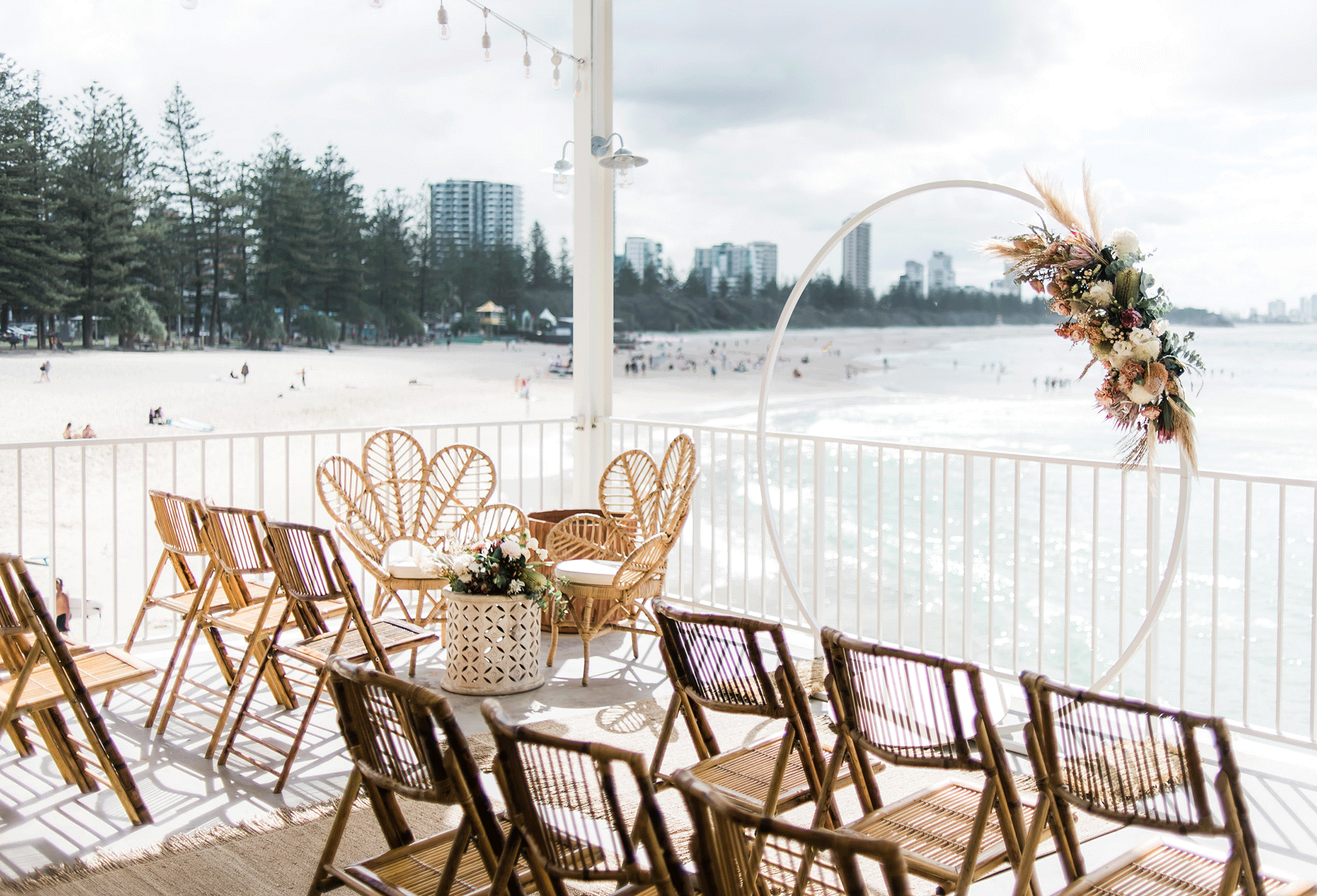 wedding ceremony hire the tropic burleigh pavilion