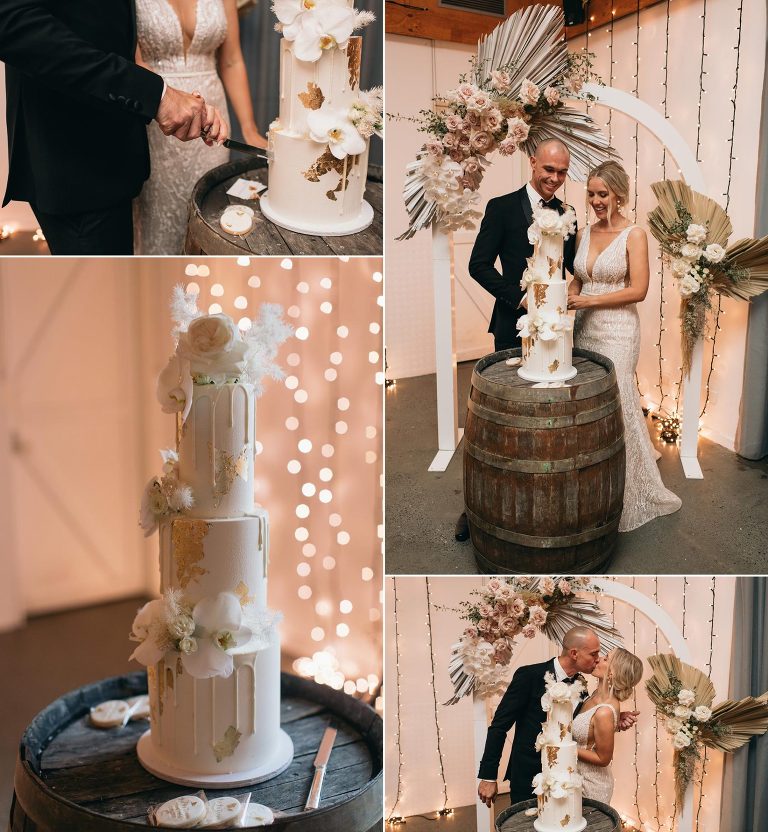 Osteria Weddings Cutting the Cake
