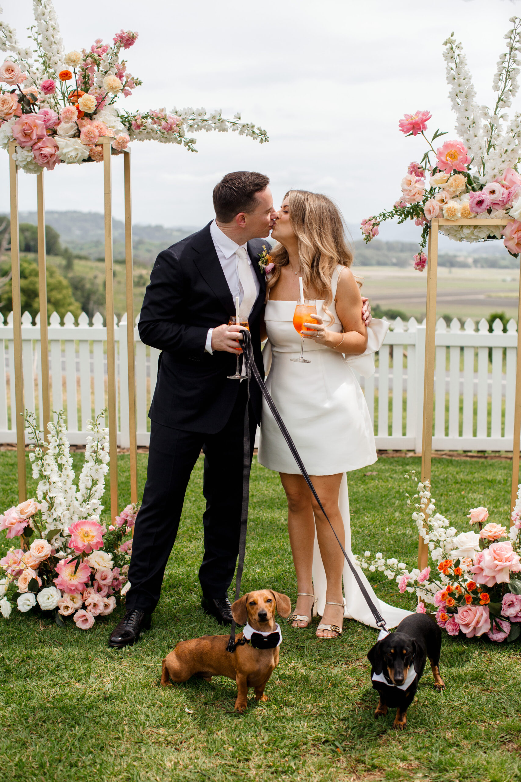 including your cute little Dachshunds to your wedding ceremony