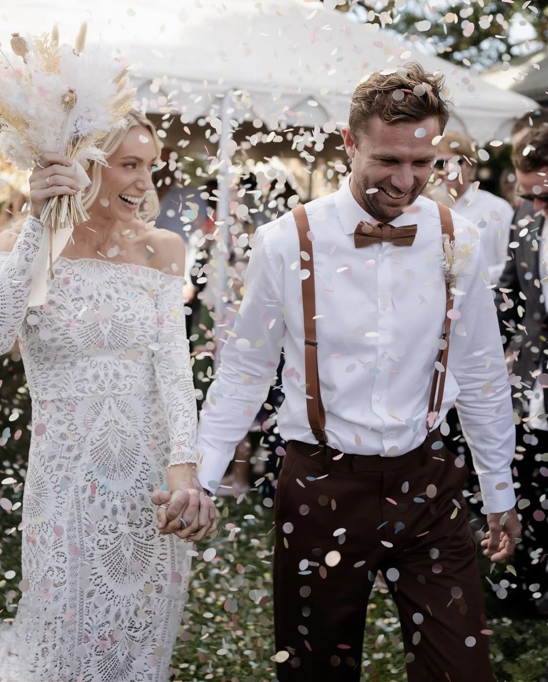 backyard wedding style